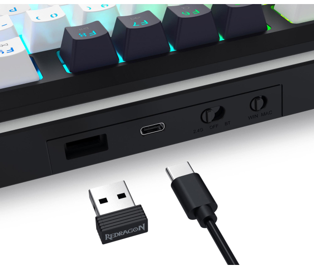 REDRAGON Wildslash LCD Pro RGB K746WB-RGB-PRO - 1369695 - zdjęcie 7